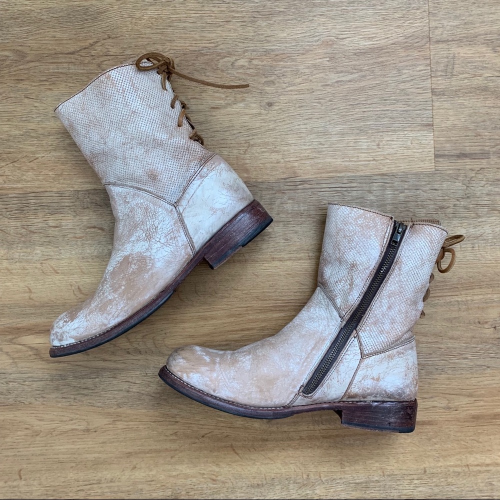 Bed Stü Lace Up Leather Boots